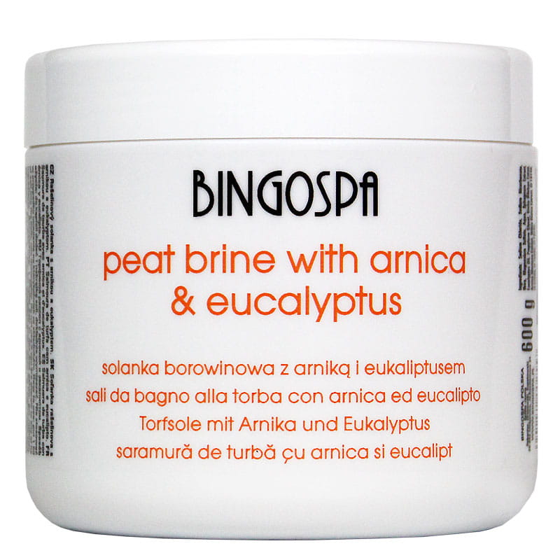 Namol cu grad ridicat de salinitate BingoSpa, Arnica si eucalipt, 600g