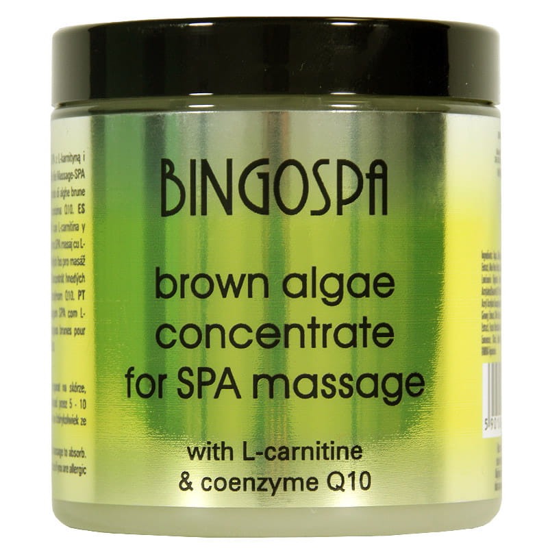 Concentrat de alge brune pentru masaj SPA cu L-carnitina si coenzima Q10 BingoSpa, 250 g