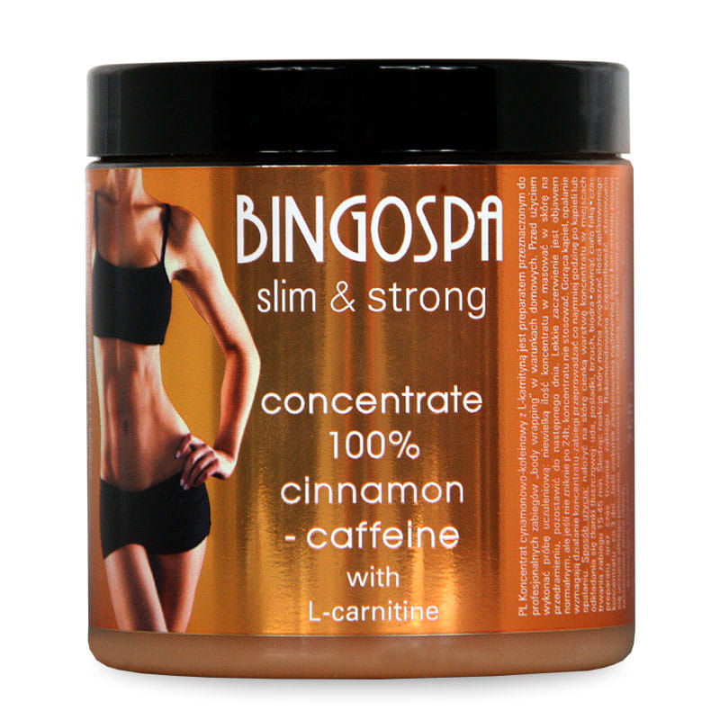 Concentrat 100% scortisoara-cofeina cu L-carnitina slim & strong BingoSpa 250g