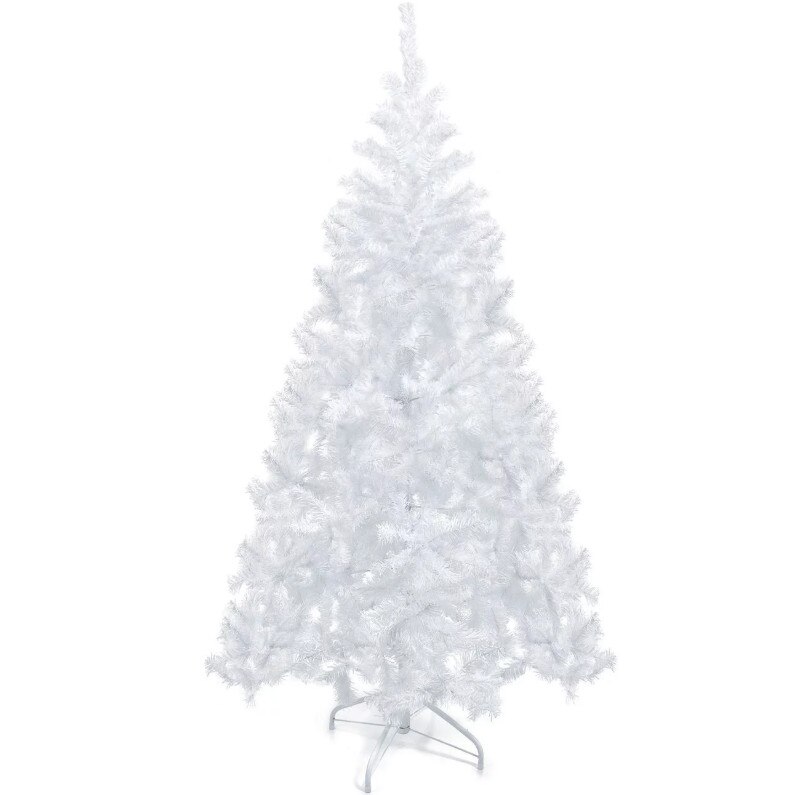 Brad artificial, alb, Zola®, 1.80 m, 540 crengute, diametru 100 cm