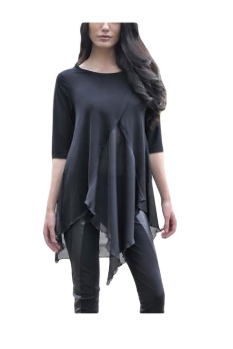 Туника на фунийки, Евиза, черна, размер S