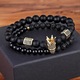 Bratari Brooks Agate Stones Crown,Elastice,Cristale Zirconiu