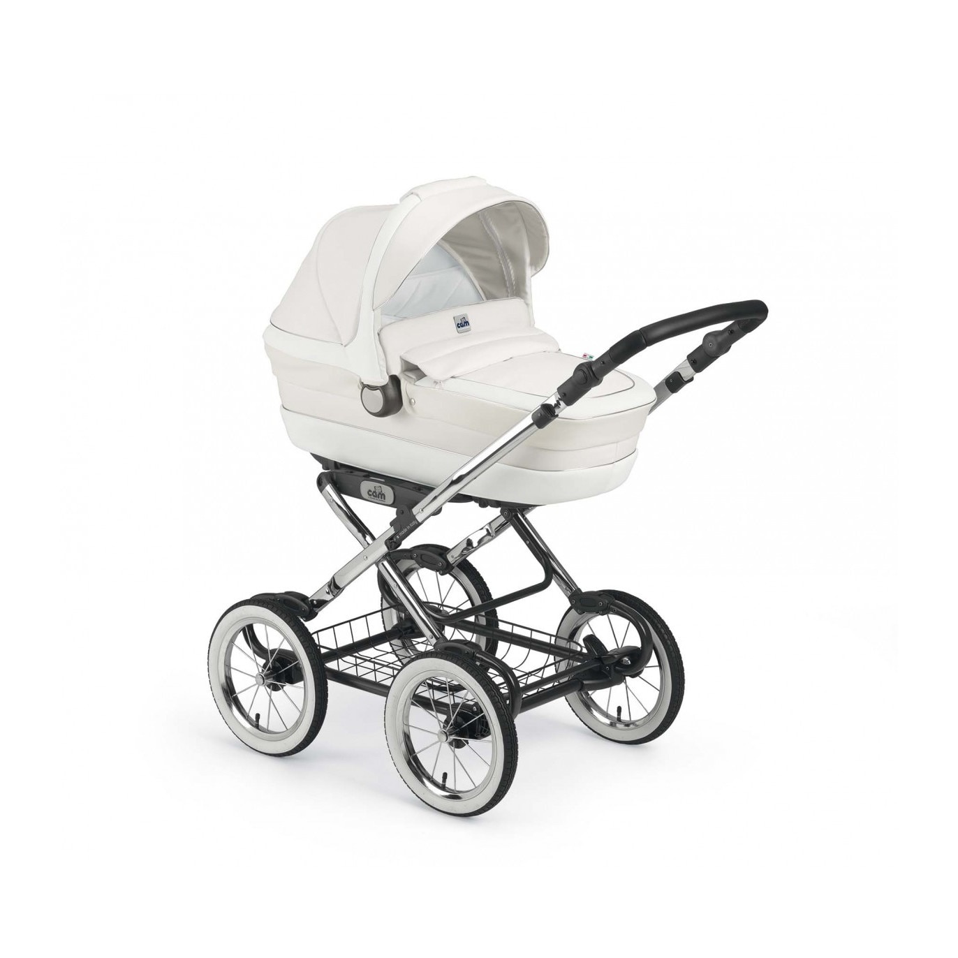 Carucior Landou Linea Classy, Cam, Alb