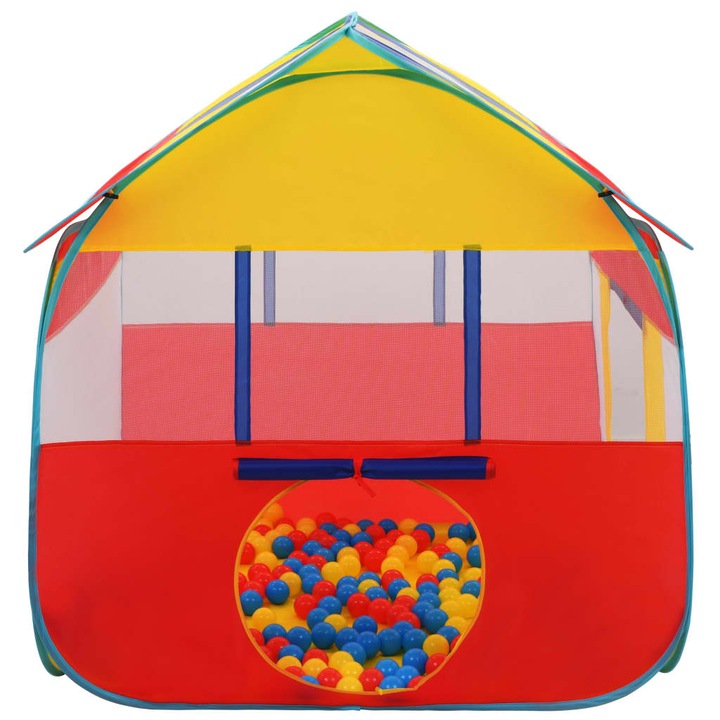 Cort de joaca cu 550 de bile vidaXL, 123x120x126 cm
