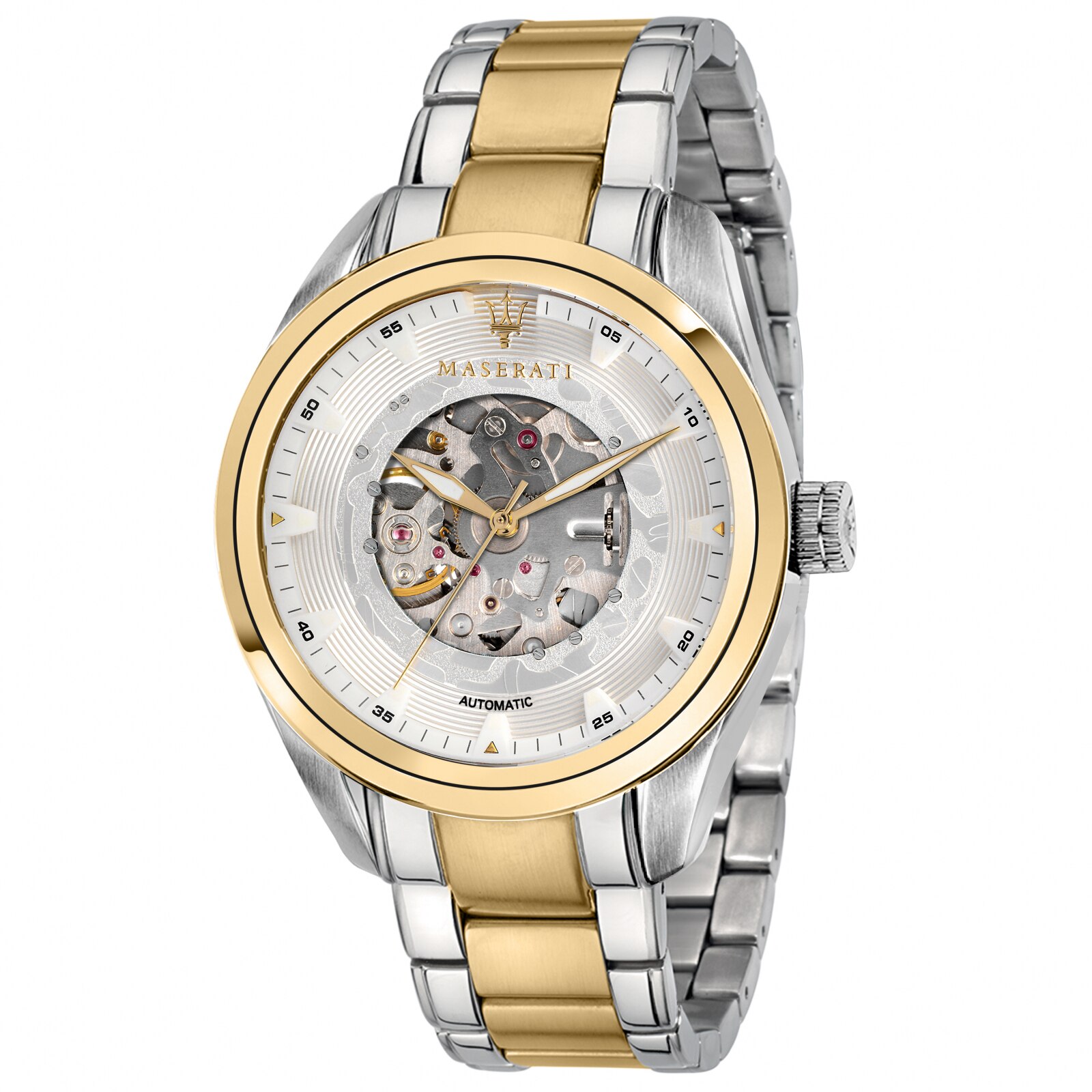 Ceas barbatesc Maserati R8823112003 Automatic Argintiu, Auriu