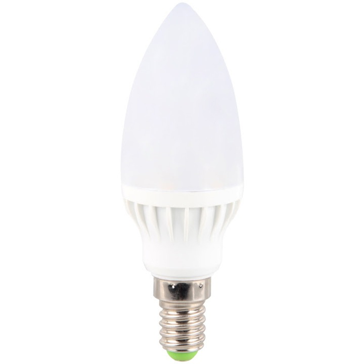 Крушка LED Novelite, 12xSMD, Свещ, E14, 3W, 2700K