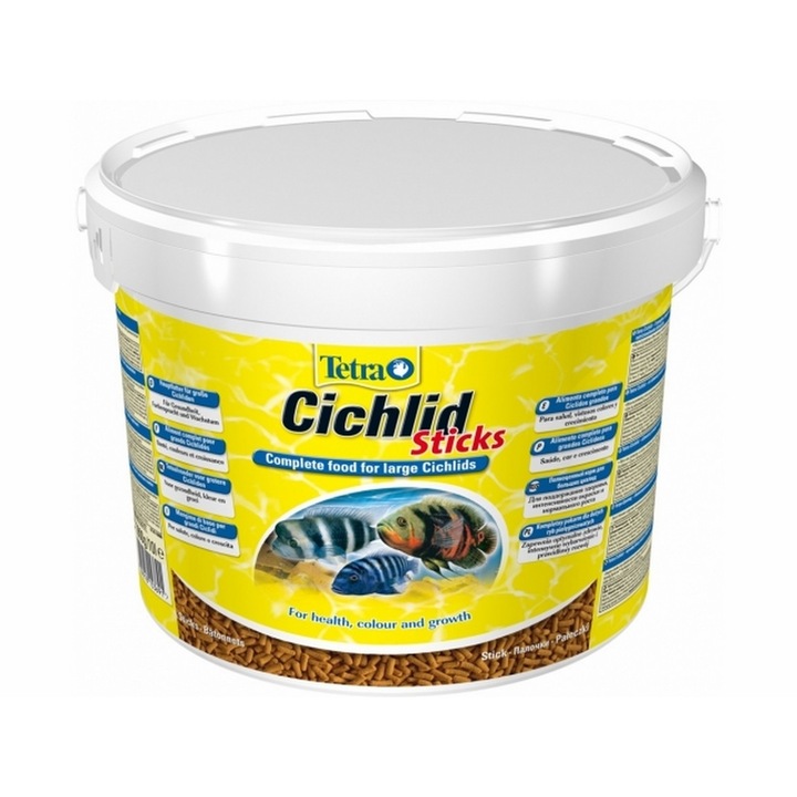 Храна за риби Tetra Cichlid Sticks 10л