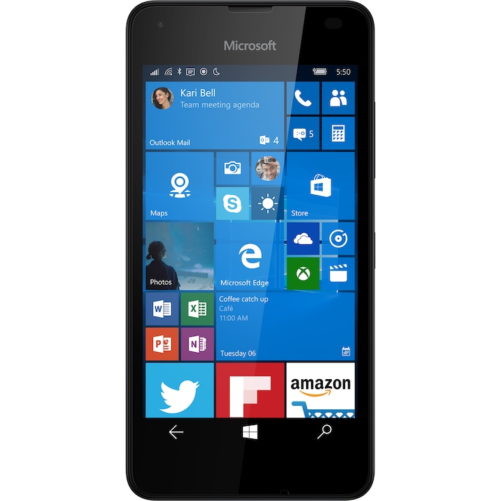 Telefon mobil Microsoft Lumia 550, 8GB, 4G, Black