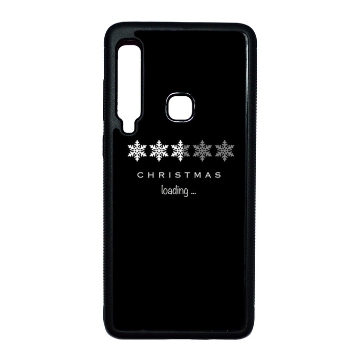 Karácsony... Betöltés alatt - Samsung Galaxy A9 (2018) fekete műanyag tok
