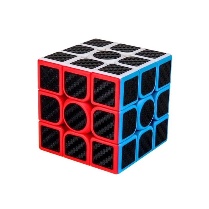 Магически куб 3x3x3 Moyu Meilong въглеродни влакна, 176 CUB