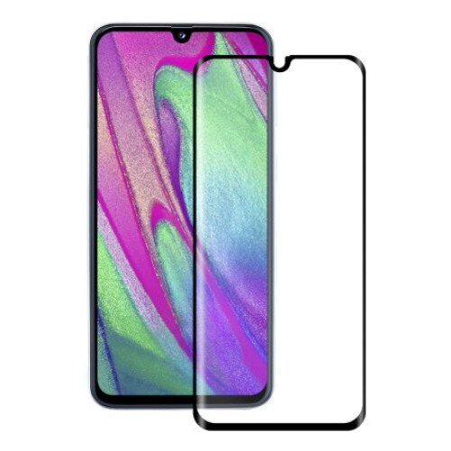 Folie protectie display sticla 5D Full Glue Samsung Galaxy A40 BLACK