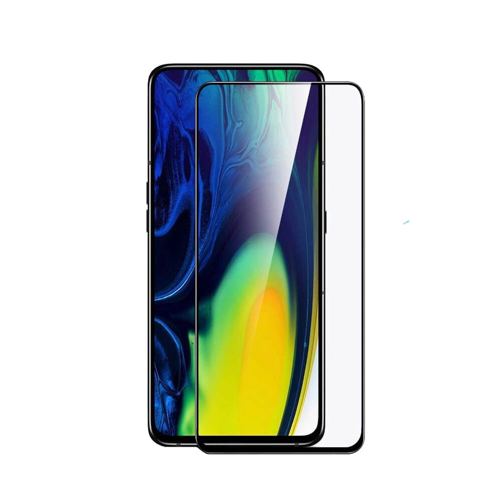 Set 2 Folii Sticla Full Cover ESR pentru Samsung Galaxy A80, Case Friendly, Negru