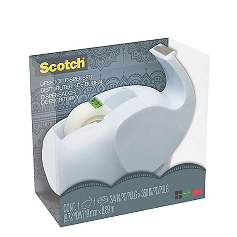 Dispenser Scotch Elefant, inclusiv o rola banda adeziva Scotch Magic