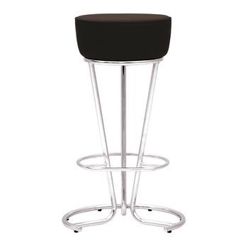 Scaun bar cafenea PINACOLADA Hoker, Negru piele ecologica Scaun bar cafenea PINACOLADA Hoker, Negru piele ecologica