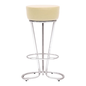Scaun bar cafenea PINACOLADA Hoker, Crem piele ecologica Scaun bar cafenea PINACOLADA Hoker, Crem piele ecologica