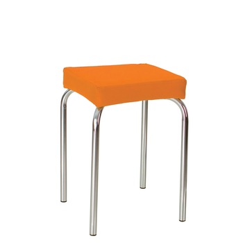 Scaun bucatarie TUTTI, Portocaliu piele ecologica Scaun bucatarie TUTTI, Portocaliu piele ecologica