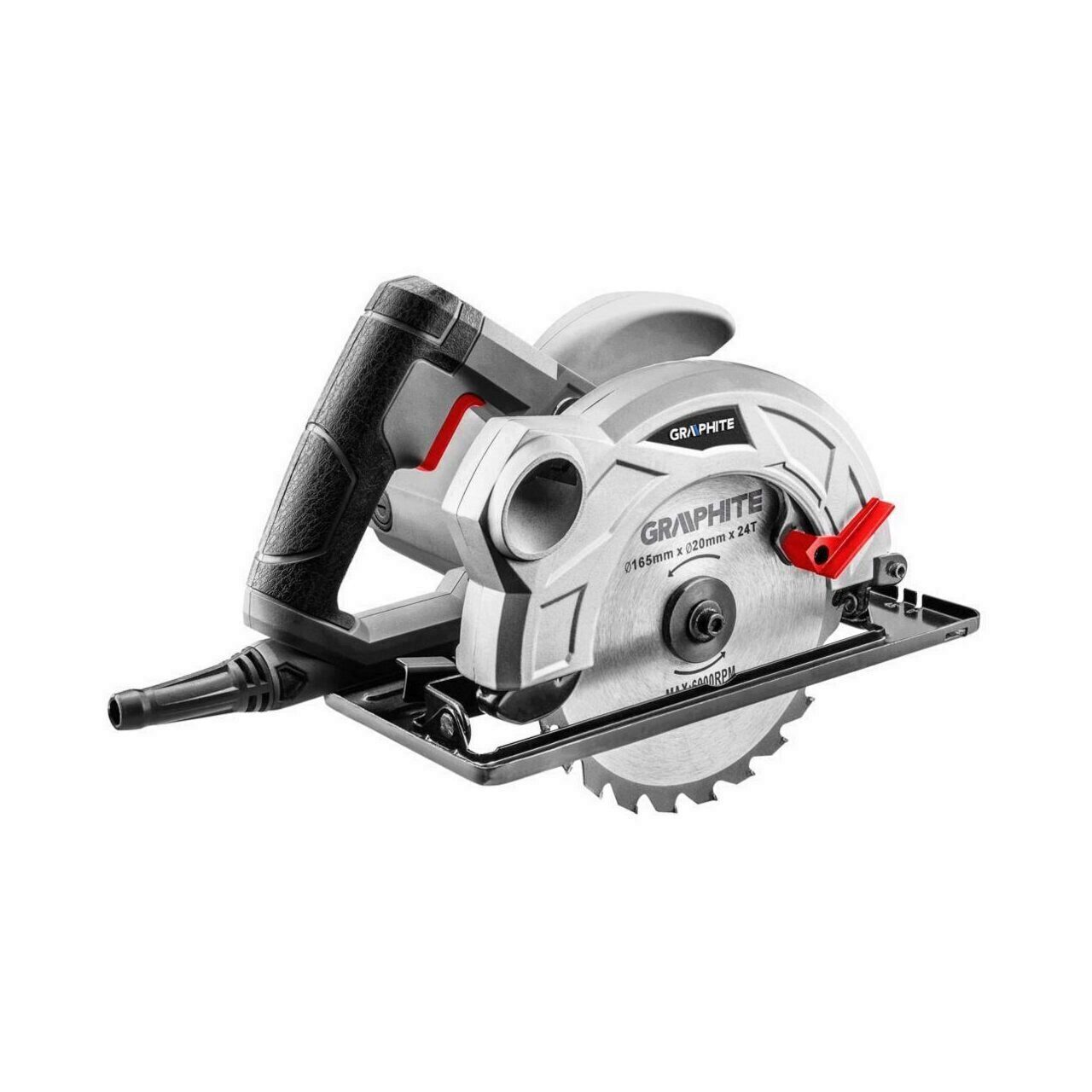 Fierastrau circular 1200W disc 165x20 mm GRAPHITE 58G491