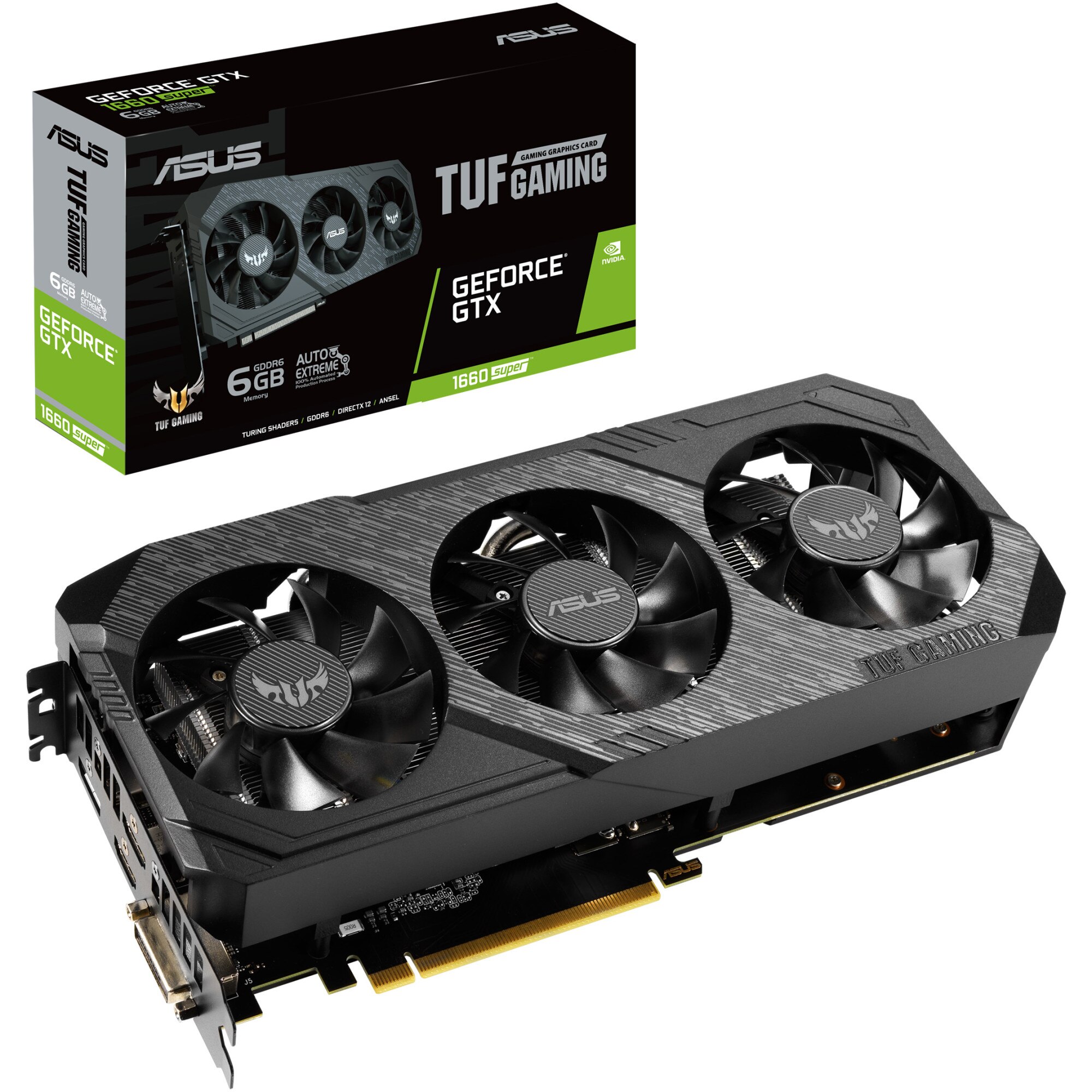 Placa video Asus GeForce GTX 1660 SUPER GAMING OC 6G, 6GB, GDDR6