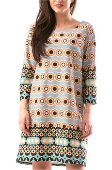 Rochie Dama FabiolaSty, Zenda, Multicolor, M-L INTL Rochie Dama FabiolaSty, Zenda, Multicolor, M-L INTL