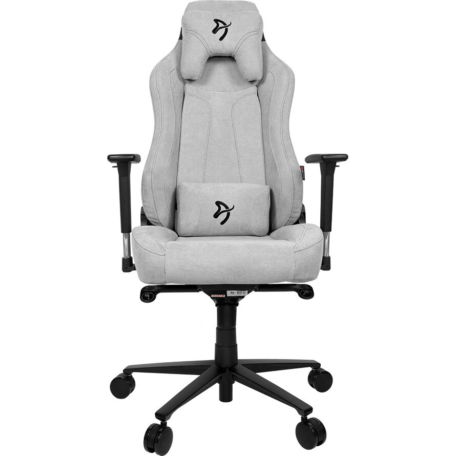 Scaun gaming Arozzi VERNAZZA Soft Fabric, Light Grey