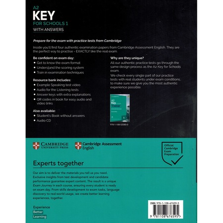 A2 Key for Schools 1 for the Revised 2020 Exam Student's Book with ...