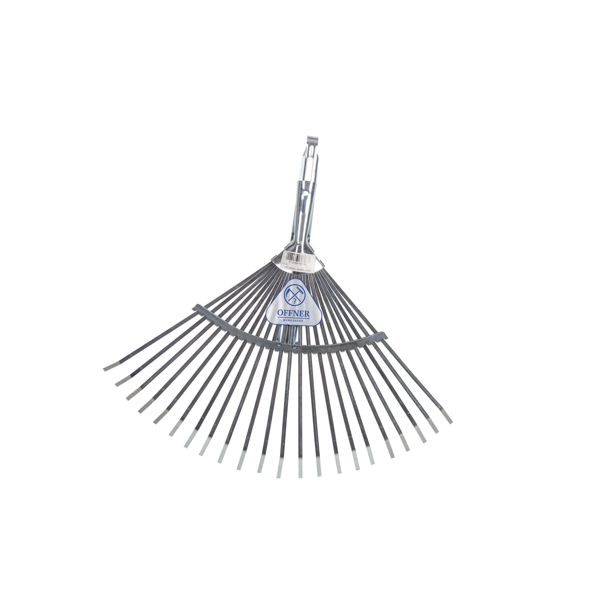 Grebla frunze reglabila, 22 dinti, aluminiu, Offner