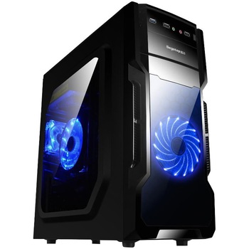 Carcasa Segotep And 5, Middle Tower, ATX, fara sursa, Black Carcasa Segotep And 5, Middle Tower, ATX, fara sursa, Black