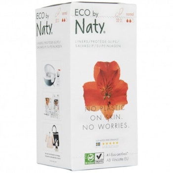 Absorbante zilnice organice Eco by Naty, 32 bucati Absorbante zilnice organice Eco by Naty, 32 bucati
