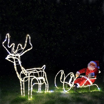 Sanie Luminoasa, 210 cm, 432 LED-uri, interior sau exterior Sanie Luminoasa, 210 cm, 432 LED-uri, interior sau exterior