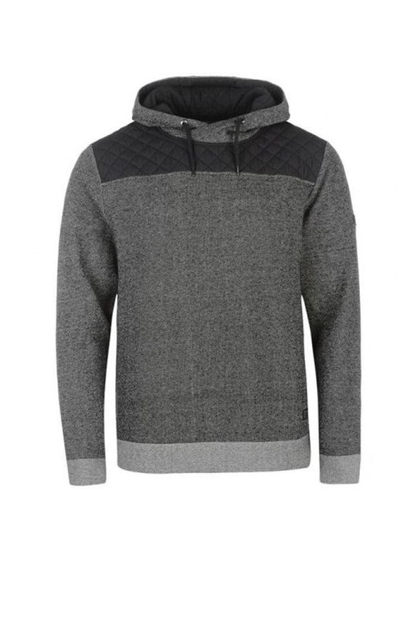 Hanorac cu maneci lungi si gluga reglabila Firetrap Marly OTH, Pentru barbati, Din bumbac, Gri, L