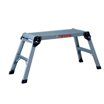 Scara aluminiu tip platforma, Kruger, 50 cm, spatiu de lucru 76 x 30 cm, pliabila, certificare EN131, max 150 kg Scara aluminiu tip platforma, Kruger, 50 cm, spatiu de lucru 76 x 30 cm, pliabila, certificare EN131, max 150 kg