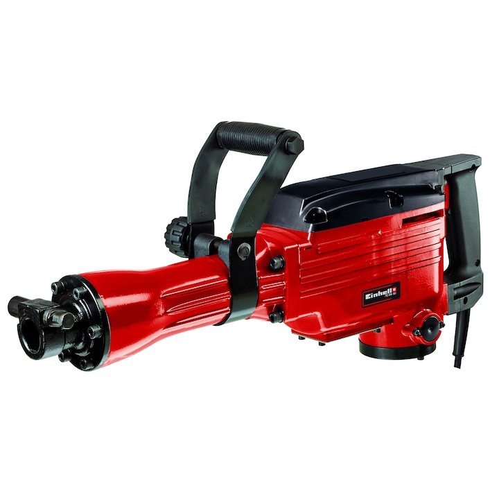 Einhell TC-DH 43 Bontókalapács, 1600W, 230V, 43J, 1800 fordulat/perc, 30 mm-es tokmányméret + 1 lapos véső + 1 éles véső + kiegészítő fogantyú + hordtáska