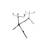 Rod pod Fishing Line pentru lansete cu 3 posturi ajustabil