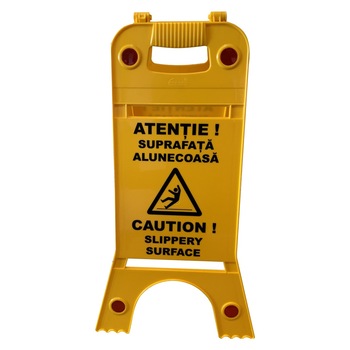 Indicator Suprafata alunecoasa tip A, pliabil, 64x25cm Indicator Suprafata alunecoasa tip A, pliabil, 64x25cm