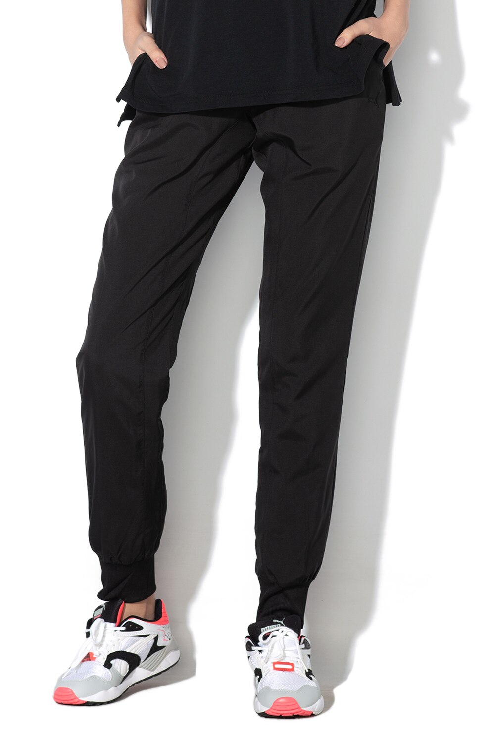 Puma, Pantaloni pentru fitness Closed, Negru