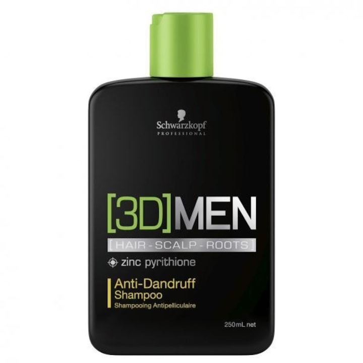 Schwarzkopf Professional 3D Anti-Dandruff korpásodás elleni sampon, 250 ml
