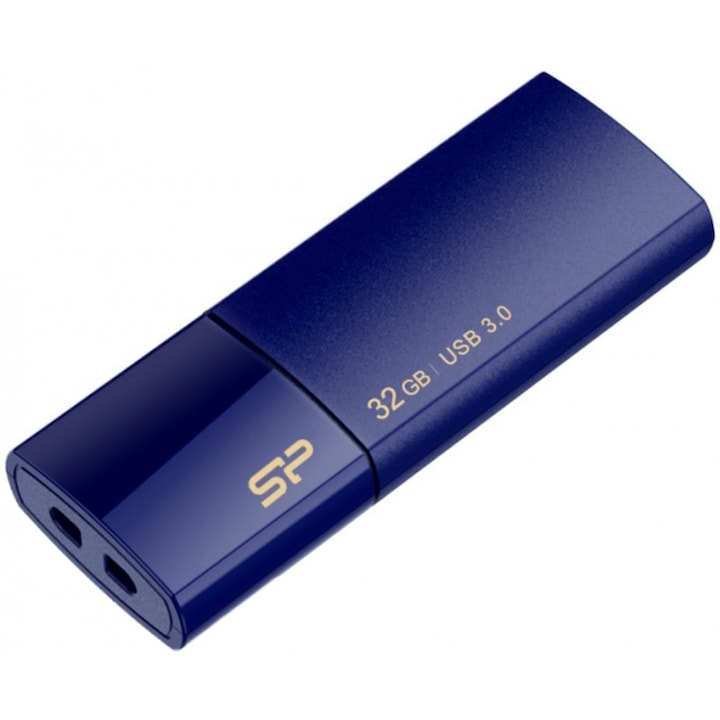 USB памет 32GB Silicon Power Blaze B05, тъмно син, USB 3.0