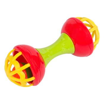 Jucarie zornaitoare din plastic, Zola®, cu margini moi, 16 cm Jucarie zornaitoare din plastic, Zola®, cu margini moi, 16 cm