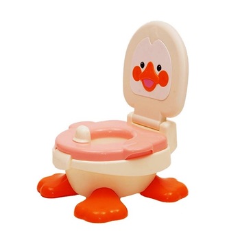 Olita 2 in 1 pentru copii NOVOKIDS™ Happy Duckey , transformabila in scaun wc si inaltator, vas detasabil, plastic non toxic, cu capac , model ratusca, Roz Olita 2 in 1 pentru copii NOVOKIDS™ Happy Duckey , transformabila in scaun wc si inaltator, vas detasabil, plastic non toxic, cu capac , model ratusca, Roz
