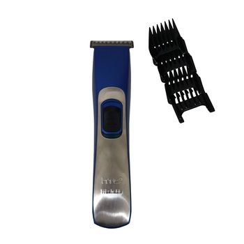 Aparat De Tuns Reincarcabil HTC 129 , 4 Accesorii Tuns , Lame Otel , Gri Aparat De Tuns Reincarcabil HTC 129 , 4 Accesorii Tuns , Lame Otel , Gri