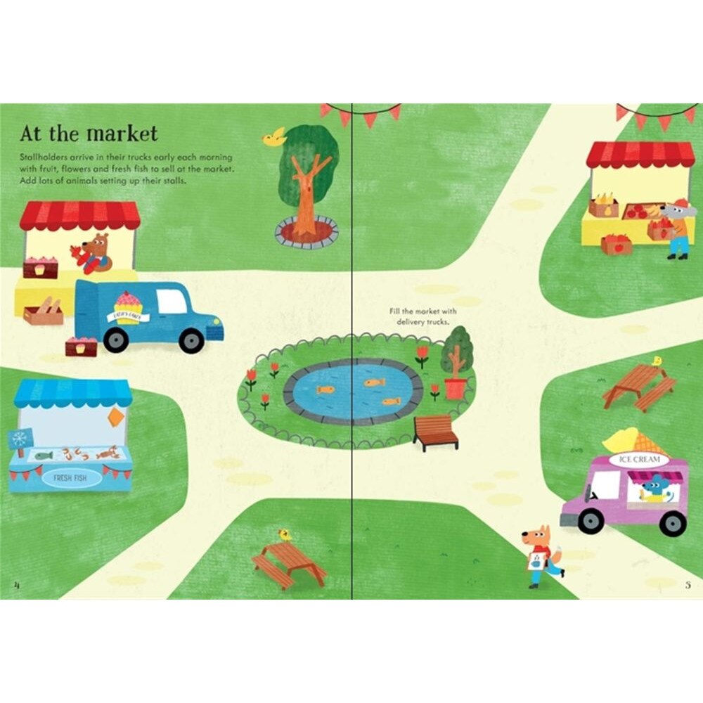 Usborne Publishing "Little first stickers tractors and trucks