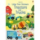 Carte de activitati "Little first stickers tractors and trucks", 3 ani+, Usborne