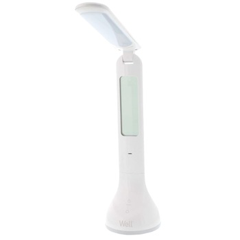 Lampa de birou LED Well, cu calendar, ceas, 4W, 250 lm, 5V, acumulator 1200 mAh Lampa de birou LED Well, cu calendar, ceas, 4W, 250 lm, 5V, acumulator 1200 mAh