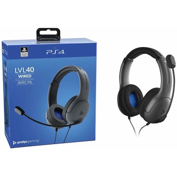 Casti Gaming LVL 40 Cablu Stereo Ps4 Casti Gaming LVL 40 Cablu Stereo Ps4