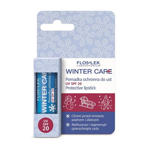 Balsam buze cu protectie solara Floslek Winter Care, SPF 20