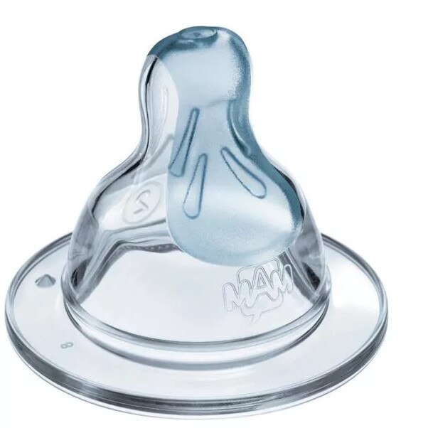 Tetina din silicon 2+ luni MAM P001AAD, Transparent