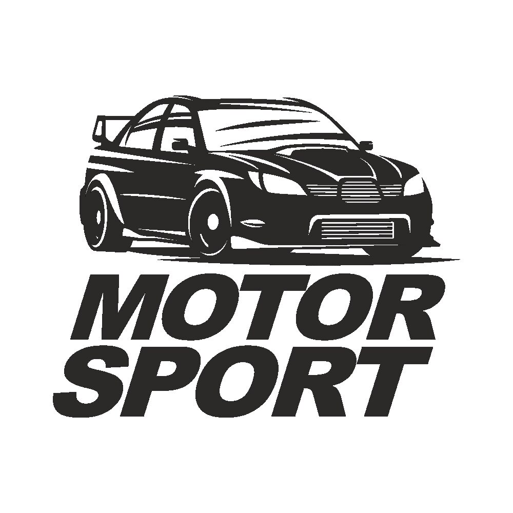 Sticker decorativ pentru perete, Auto, modern, subaru motor sport, hol sau sufragerie, Negru, Autocolant PVC, 110 x 87 cm