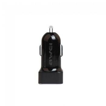 Incarcator Auto Awei 2xUsb 2.4A Negru Incarcator Auto Awei 2xUsb 2.4A Negru