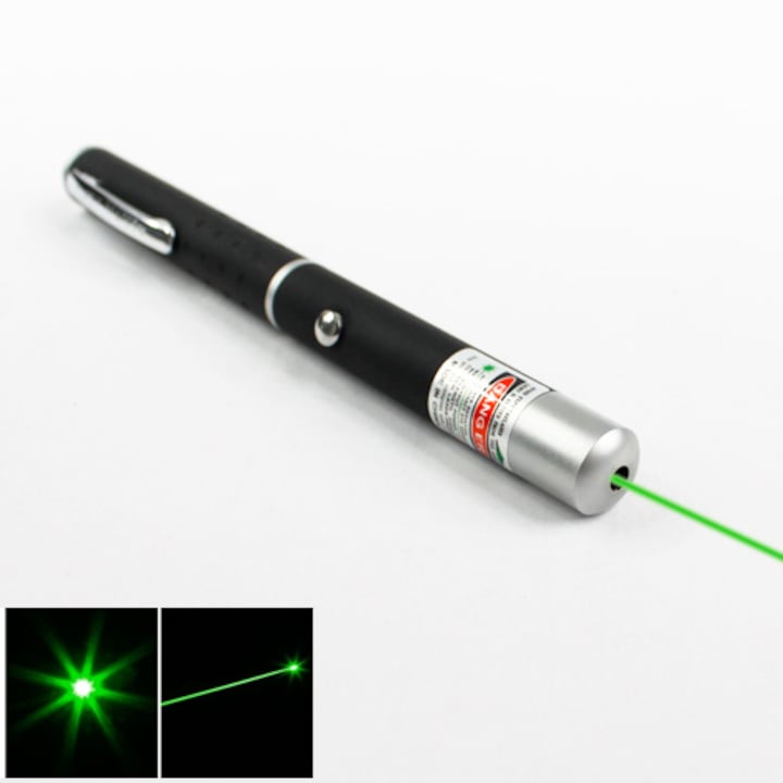 Зелен лазер 5mW показалка за презентации и друго