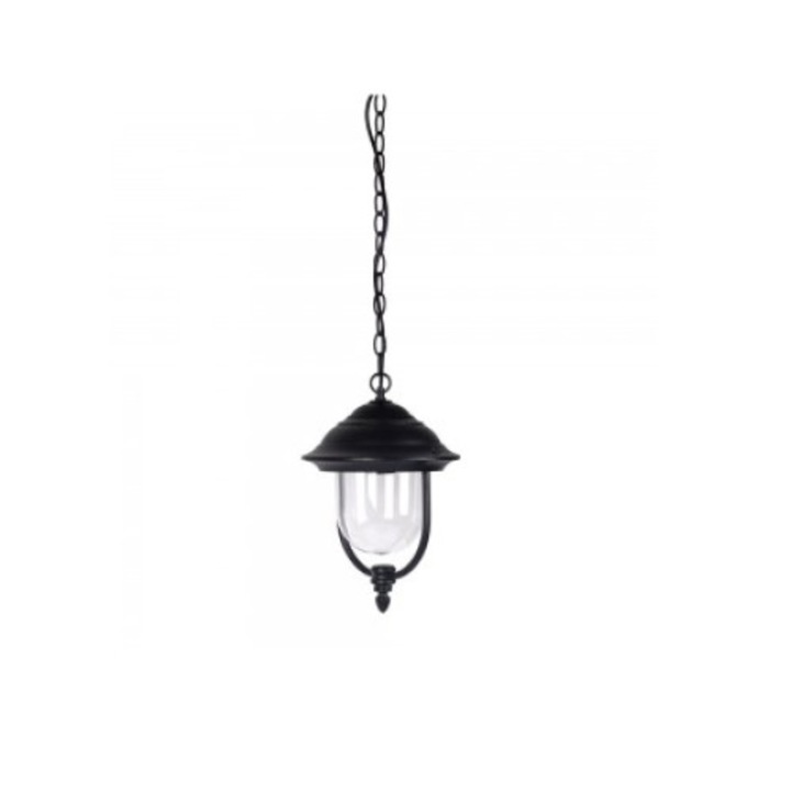 Lampa de gradina suspendata, V-TAC, neagra, soclu E27